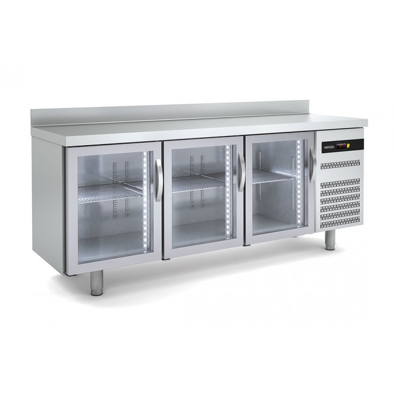 Mesa fría 3 puertas cristal MVD 200 - Gama Speed Mesa fría 3 puertas cristal MVD 200 - Gama Speed