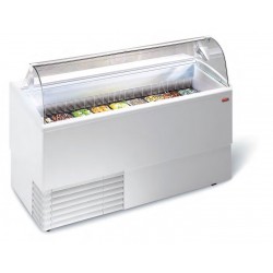 Vitrina de gelats Isetta 6R LX - vidre corbat