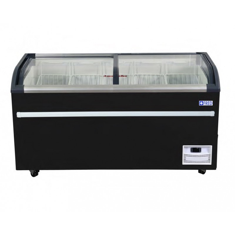Congelador Glass top NEVADA 1530 BLACK Congelador Glass top NEVADA 1530 BLACK