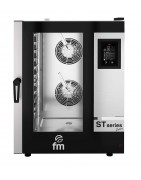 Nous models de forn mixte convecció i vapor de la Serie ST GASTRO de FM industrial, elèctric o a gas i analògic o programable, fins 40 GN 1/1 