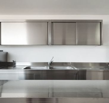 Mobiliario de acero inoxidable